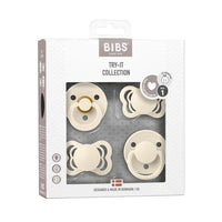 Bibs - Try-It Collection Pacifier Box S1 - Pack of 4
