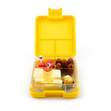 Tiny Wheel Mini Bento Box Yellow     صندوق غداء صغير من تي دابليو بينتو بوكس، أصفر
