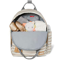 Skip Hop Riverside Ultra Light Backpack oyster stripe Diaper Bag  حقيبة الظهر  لتغيير الطفل من ماركة سكيب هوب