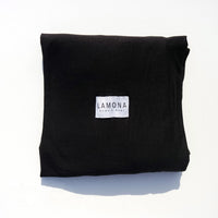 Lamona Baby Wrap Black -  لمونة  - لفّة لحمل الأطفال درجات أسود