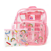 Tiny Wheels Unicorn Backpack with pencil case For school يونيكورن حقيبة ظهر تايني ويل