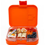 TW Lunchbox 4 compartments Orange حقيبة طعام 4 تقسيمات لون برتقالي من ماركة  تايني ويل