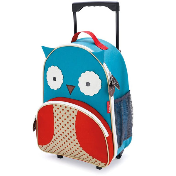 Skip Hop - Zoo Kids Rolling Luggage Owl حقيبة سفر بعجلات للاطفال شكل بومة من ماركة سكيب هوب