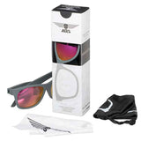 Babiators - Aces Navigator - Galactic Gray With Pink Lenses 6y+ نظارات شمسية إيسيز من ماركة بابياتورز- إطار رمادي وعدسات زهري
