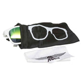Babiators - Aces Navigator - Wicked White With Green Lenses 6y+نظارات شمسية إيسيز من ماركة بابياتورز- إطار أبيض وعدسات أخضر