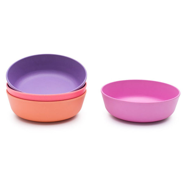 Bobo & boo 4 Pack of Dinner Bowls - Sunset color زبديات طعام للأطفال من ماركة بوبو&بوو - 4 قطع الوان الغروب