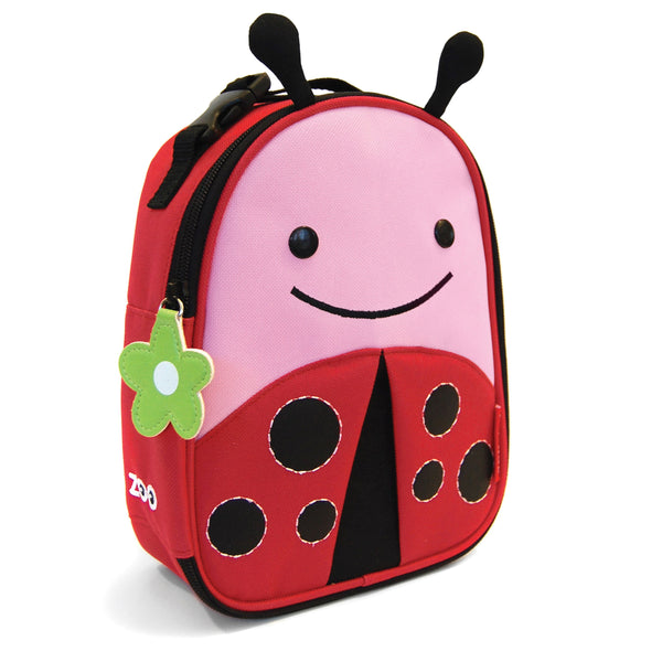 Skip Hop Zoo Lunchie Insulated Kids Lunch Bag Ladybug حقيبة ظهر للطعام شكل دعسوقة من سكيب هوب