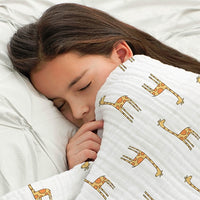 Aden & Anais Dream Blanket - Jungle Jam, Giraffe   بطانية النوم للمواليد من ماركة أدين & أنيس- تصميم الزرافات
