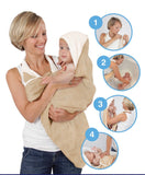 The Original Cuddledry® Baby Bath Towel Pink  منشفة الاستحمام الأصلية للرضيع من ماركة كادل دراي لون زهري