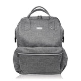 Isoki Elliot Backpack Changing Bag Grey Melange  حقيبة ظهر  تغيير الطفل   رمادي