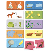 Sassi Junior - Puzzle 2 - Opposites / كتاب وبازل الأطفال - المضادات