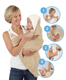 The Original Cuddledry® Baby Bath Towel Oatmeal منشفة الاستحمام الأصلية للرضيع من ماركة كادل دراي لون بيج