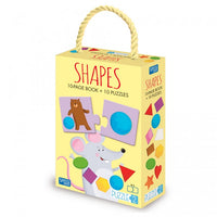 Sassi Junior - Puzzle 2 - Shapes / كتاب وبازل الأطفال - الأشكال