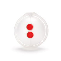 SkipHop - Paci Egg Double Pacifier Holder - Red حامل اللهايات المزدوج الكروي من ماركة سكيب هوب - أحمر